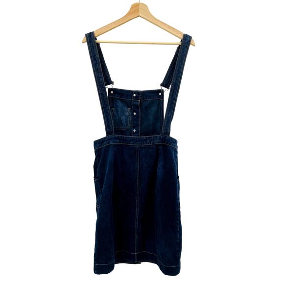 Urban Outfitters BDG Denim Dark Wash Overall Dress - Picture 2 of 3